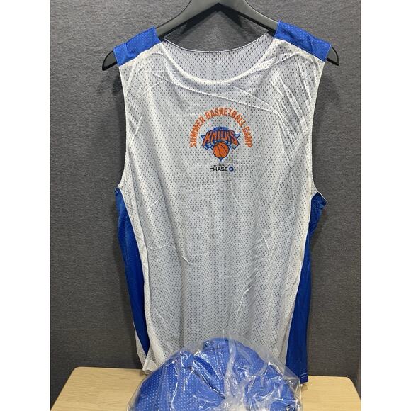 Nike New York Knicks Basketball Camp Reversible Jersey Mens Size XL Lot 10 NWOT - Picture 2 of 6